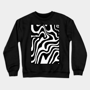 Abstract Liquid Swirl Crewneck Sweatshirt